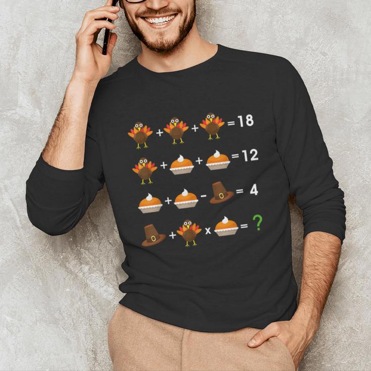 Order Of Operations Thanksgiving Quiz Math Teacher Unisex Long Sleeve T-Shirt, funny gift Order Of Operations Thanksgiving Quiz Math Teacher Unisex Long Sleeve T-Shirt, funny gift