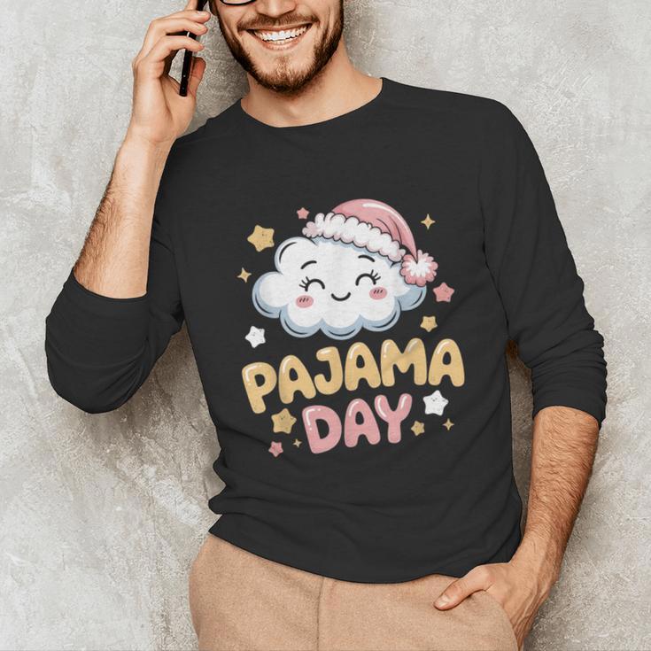 Pajama Day School Spirit Week Fun Cloud Teacher Unisex Long Sleeve T-Shirt, funny gift Pajama Day School Spirit Week Fun Cloud Teacher Unisex Long Sleeve T-Shirt, funny gift