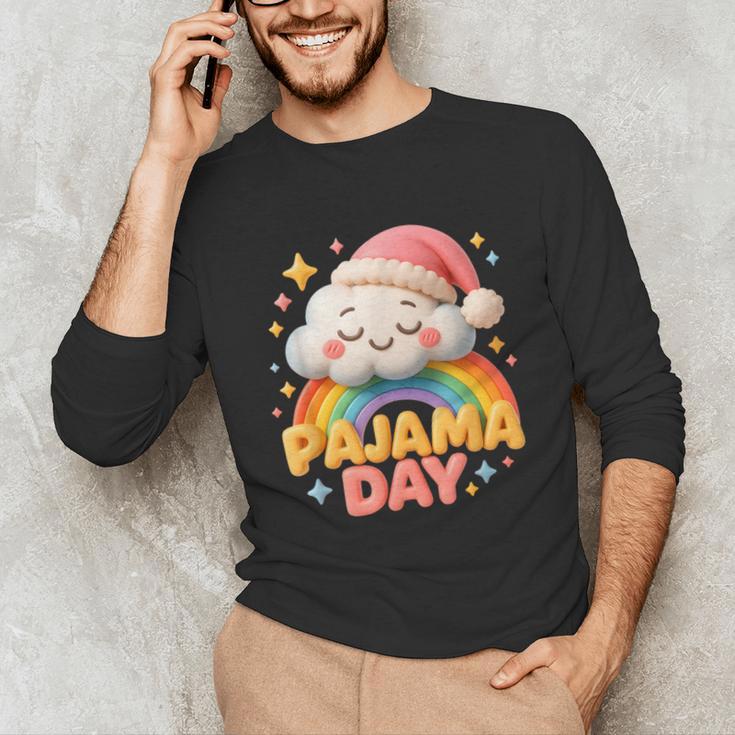 Pajama Day School Spirit Week Sleepy Cloud Teacher Student Unisex Long Sleeve T-Shirt, funny gift Pajama Day School Spirit Week Sleepy Cloud Teacher Student Unisex Long Sleeve T-Shirt, funny gift