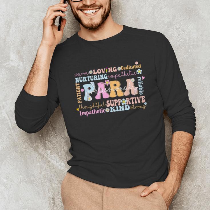 Paraprofessional Back To School Paraeducator Para Teacher Unisex Long Sleeve T-Shirt, funny gift Paraprofessional Back To School Paraeducator Para Teacher Unisex Long Sleeve T-Shirt, funny gift