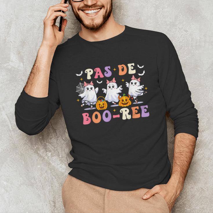 Pas De Boo-Ree Teachers Halloween Costume Ballet Dancers Unisex Long Sleeve T-Shirt, funny gift Pas De Boo-Ree Teachers Halloween Costume Ballet Dancers Unisex Long Sleeve T-Shirt, funny gift