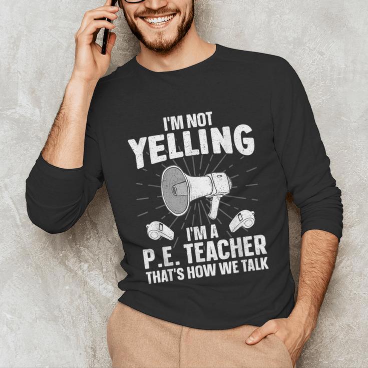 PE Teacher Art For Men Women Gym Teacher Physical Education Unisex Long Sleeve T-Shirt, funny gift