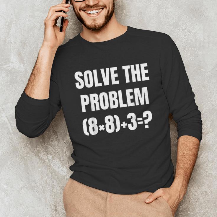 PEMDAS Math Problem 67 Meme Elementary Teacher Joke Unisex Long Sleeve T-Shirt, funny gift