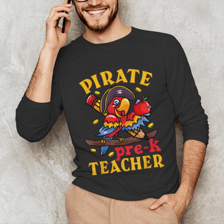 Pirate Pre-K Teacher Preschool Halloween Unisex Long Sleeve T-Shirt, funny gift Pirate Pre-K Teacher Preschool Halloween Unisex Long Sleeve T-Shirt, funny gift
