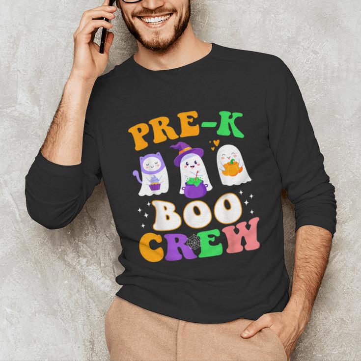 Pre-K Boo Crew Cute Ghost Halloween Costume Teacher Student For Men Women Kids Unisex Long Sleeve T-Shirt, funny gift Pre-K Boo Crew Cute Ghost Halloween Costume Teacher Student For Men Women Kids Unisex Long Sleeve T-Shirt, funny gift