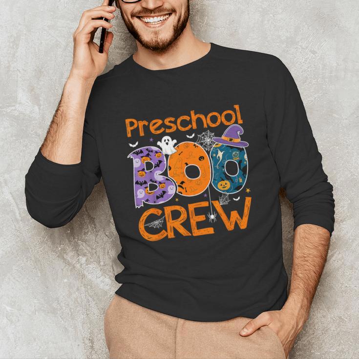 Preschool Boo Crew Preschool Halloween Teacher Kids Unisex Long Sleeve T-Shirt, funny gift Preschool Boo Crew Preschool Halloween Teacher Kids Unisex Long Sleeve T-Shirt, funny gift