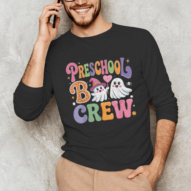 Preschool Boo Crew Preschool Teacher Student Halloween Unisex Long Sleeve T-Shirt, funny gift Preschool Boo Crew Preschool Teacher Student Halloween Unisex Long Sleeve T-Shirt, funny gift