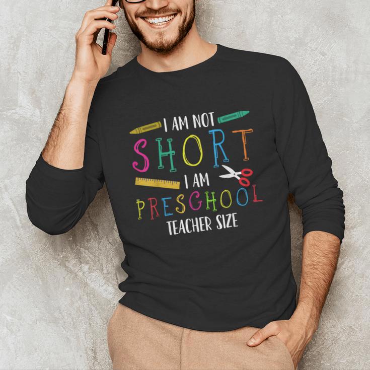 Preschool Teacher Short Pre-K Teacher Unisex Long Sleeve T-Shirt, funny gift Preschool Teacher Short Pre-K Teacher Unisex Long Sleeve T-Shirt, funny gift