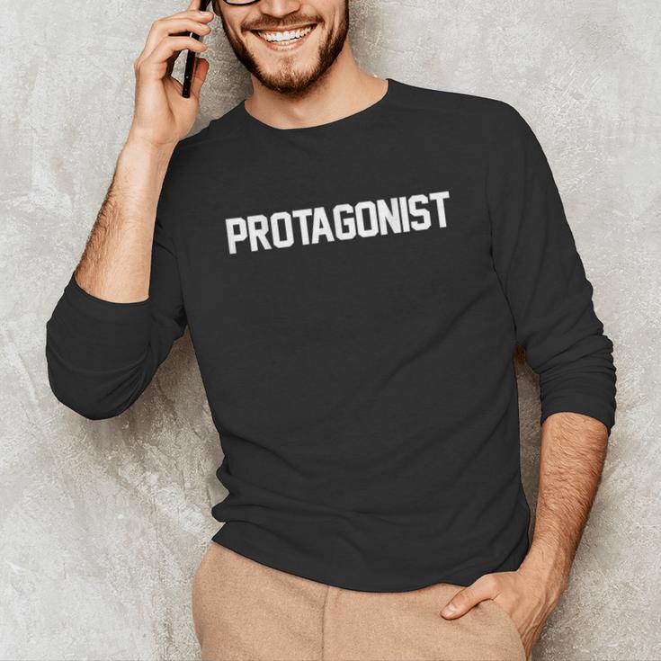 Protagonist English Literature Teacher Costume T Shirt Unisex Long Sleeve T-Shirt, funny gift