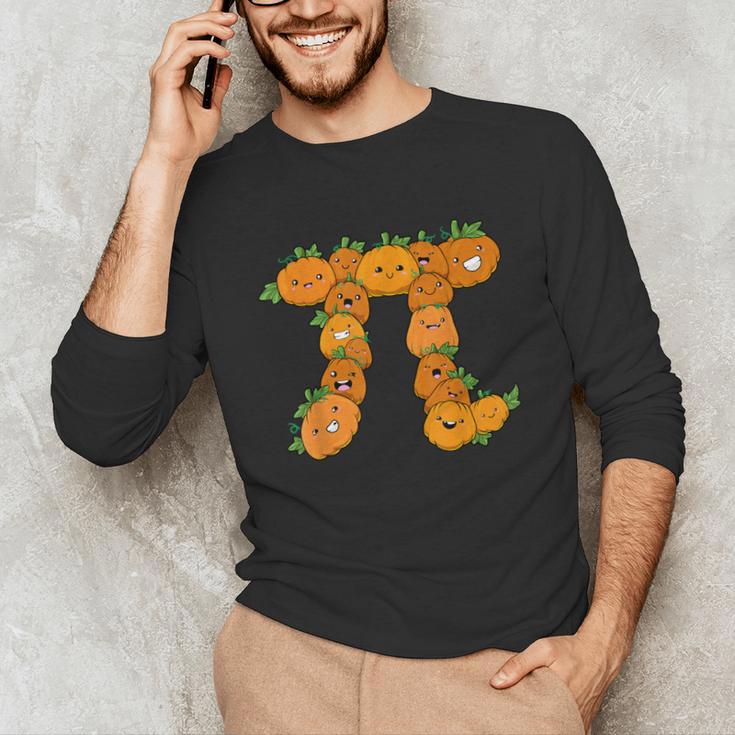 Pumpkin Pi Math Teacher Halloween Costume Geometry Unisex Long Sleeve T-Shirt, funny gift