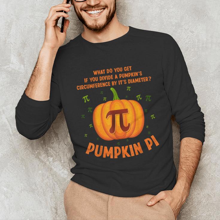 Pumpkin Pie Pi Math Teacher Shirt Halloween Men Adult Unisex Long Sleeve T-Shirt, funny gift Pumpkin Pie Pi Math Teacher Shirt Halloween Men Adult Unisex Long Sleeve T-Shirt, funny gift