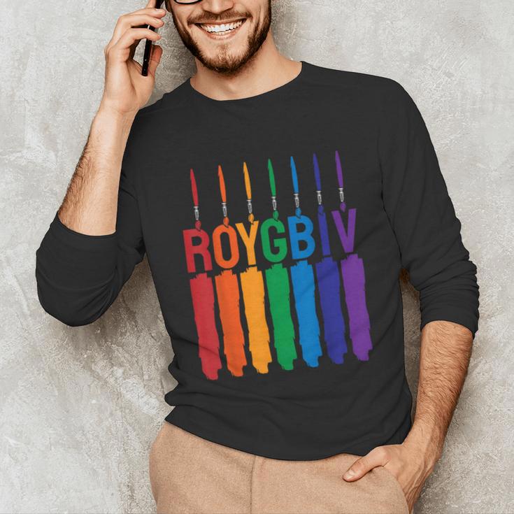 Rainbow Roygbiv Kids Artist Costume Art Teacher Unisex Long Sleeve T-Shirt, funny gift Rainbow Roygbiv Kids Artist Costume Art Teacher Unisex Long Sleeve T-Shirt, funny gift