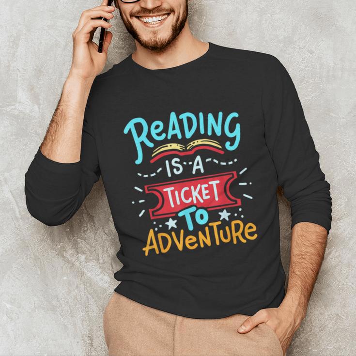 Reading Adventure Library Student Teacher Book Unisex Long Sleeve T-Shirt, funny gift Reading Adventure Library Student Teacher Book Unisex Long Sleeve T-Shirt, funny gift