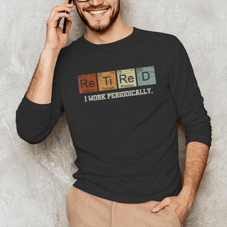 Retired Chemistry Teacher Science Retirement Chemistry Unisex Long Sleeve T-Shirt, funny gift