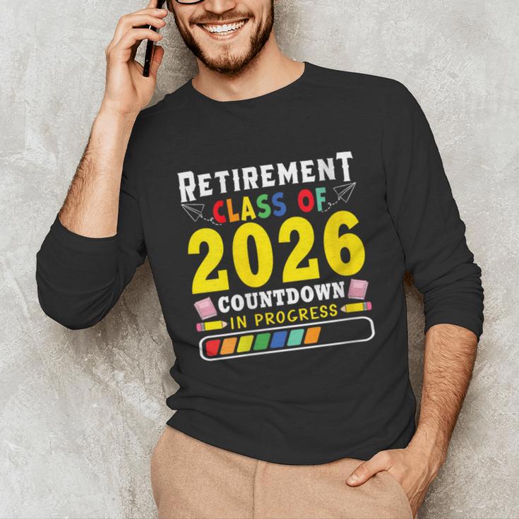Retirement Primary Elementary Teacher 2026 Retiring Progress Unisex Long Sleeve T-Shirt, funny gift Retirement Primary Elementary Teacher 2026 Retiring Progress Unisex Long Sleeve T-Shirt, funny gift
