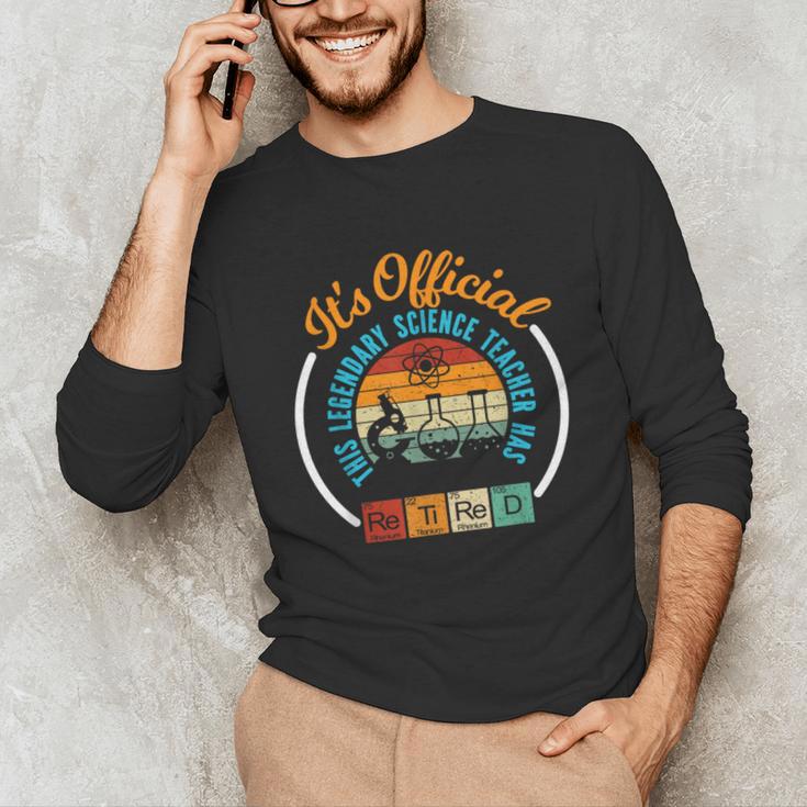 Retiring Science Teacher Retirement Unisex Long Sleeve T-Shirt, funny gift Retiring Science Teacher Retirement Unisex Long Sleeve T-Shirt, funny gift