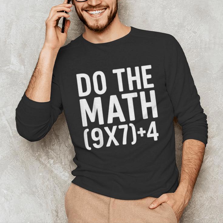 Retro Do The Math Teacher For Men Women Kid Boy Girl Unisex Long Sleeve T-Shirt, funny gift