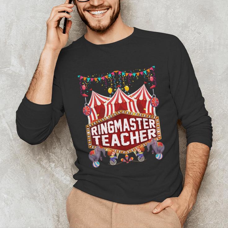 Ringmaster Teacher Costume – Carnival Birthday Style Unisex Long Sleeve T-Shirt, funny gift Ringmaster Teacher Costume – Carnival Birthday Style Unisex Long Sleeve T-Shirt, funny gift