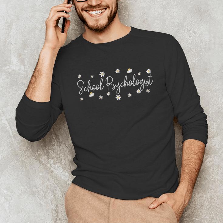 School Psychologist Psychology Teacher Unisex Long Sleeve T-Shirt, funny gift School Psychologist Psychology Teacher Unisex Long Sleeve T-Shirt, funny gift