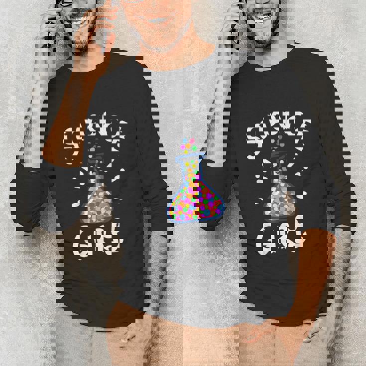 Science Girl Chemistry Biology Student Teacher Unisex Long Sleeve T-Shirt, funny gift