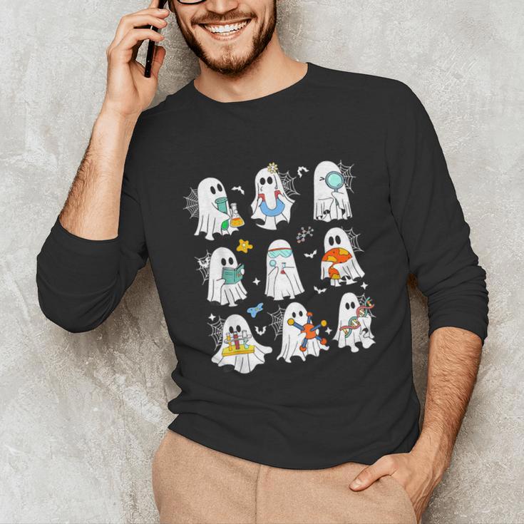 Science Teacher Ghost Laboratory Halloween Teacher Unisex Long Sleeve T-Shirt, funny gift Science Teacher Ghost Laboratory Halloween Teacher Unisex Long Sleeve T-Shirt, funny gift