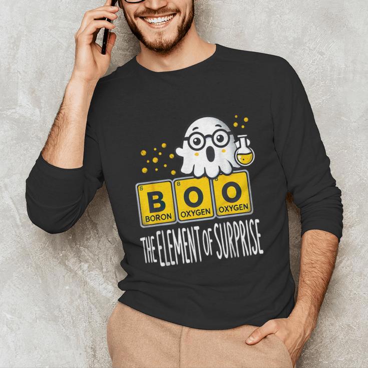 Science Teacher Halloween Elements Of Surprise Chemistry Unisex Long Sleeve T-Shirt, funny gift Science Teacher Halloween Elements Of Surprise Chemistry Unisex Long Sleeve T-Shirt, funny gift