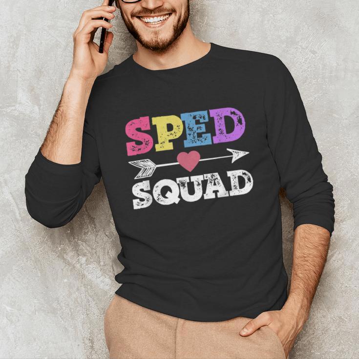 Special Education Squad Shirt SPED Squad Teacher's Day For Men Women Unisex Long Sleeve T-Shirt, funny gift