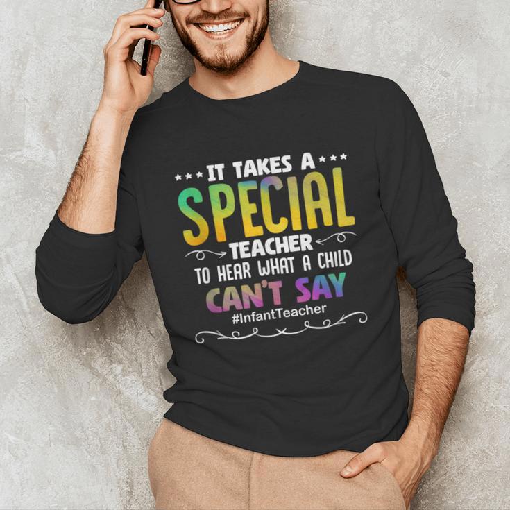 Special Teacher Daycare School Childcare Infant Teacher Unisex Long Sleeve T-Shirt, funny gift