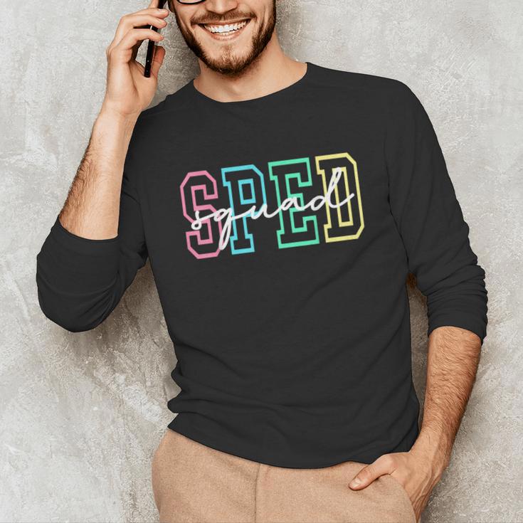 SPED Squad Team SPED Teacher Special Education Teacher Unisex Long Sleeve T-Shirt, funny gift SPED Squad Team SPED Teacher Special Education Teacher Unisex Long Sleeve T-Shirt, funny gift