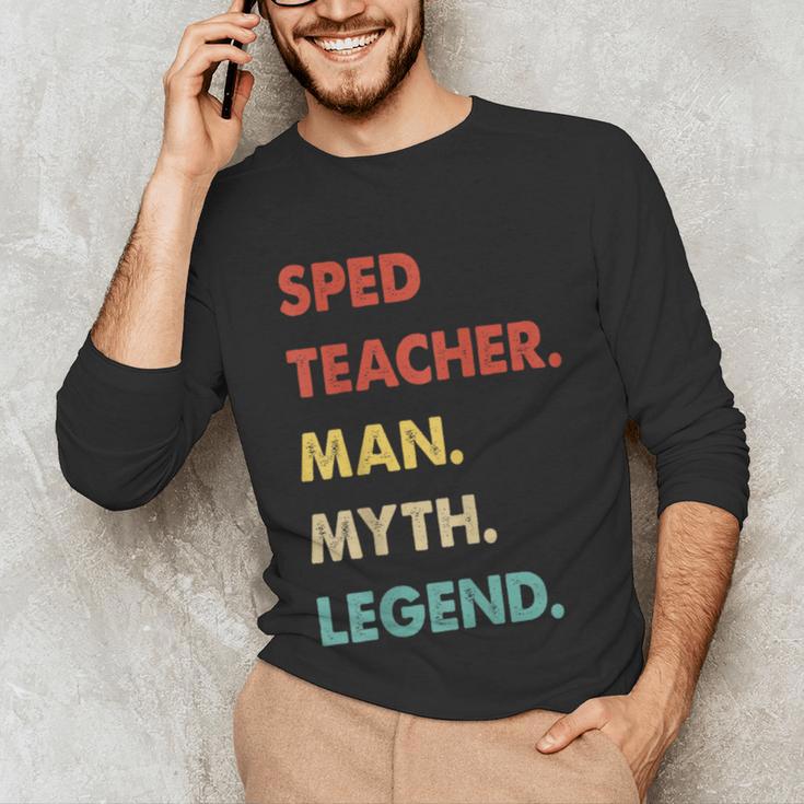 Sped Teacher Man Myth Legend Unisex Long Sleeve T-Shirt, funny gift
