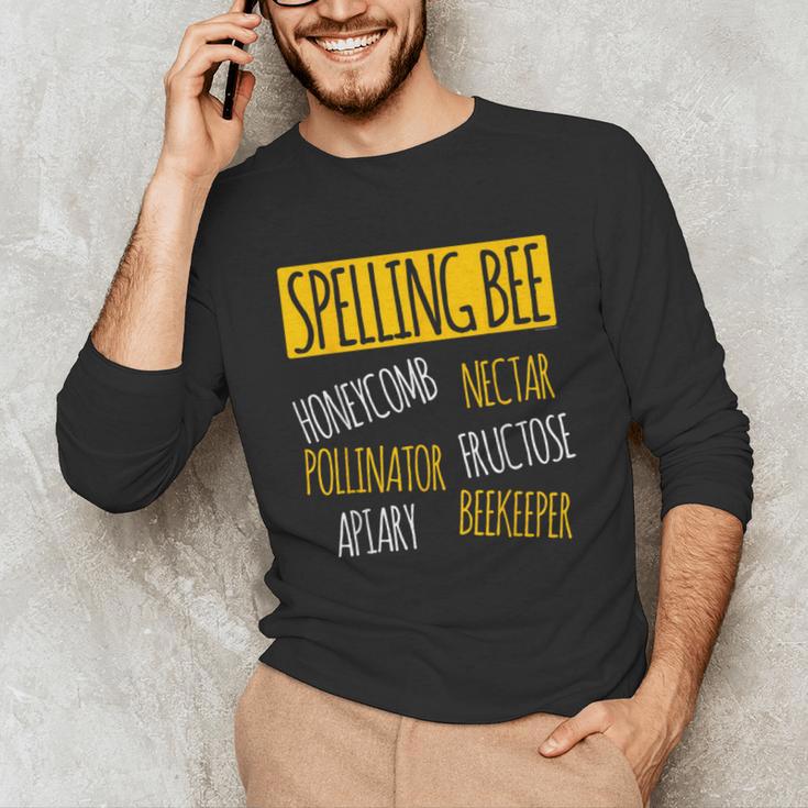Spelling Bee Halloween Pun Costume Beekeeper Teacher Unisex Long Sleeve T-Shirt, funny gift Spelling Bee Halloween Pun Costume Beekeeper Teacher Unisex Long Sleeve T-Shirt, funny gift