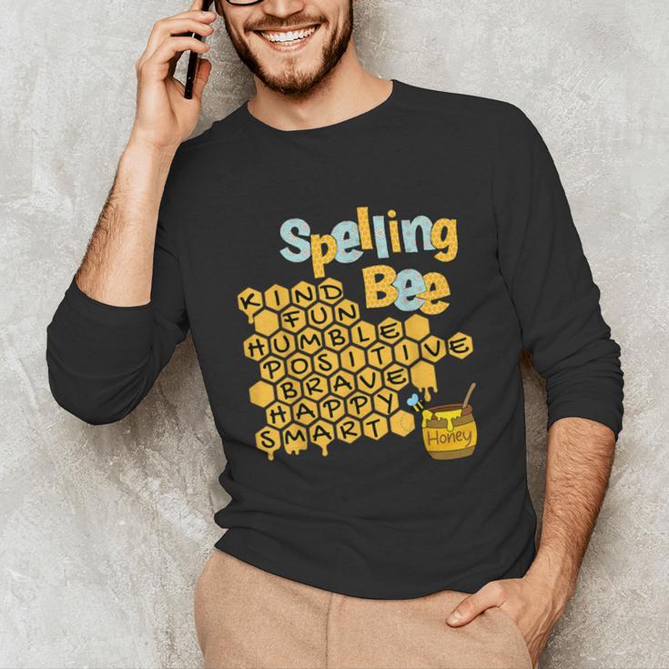 Spelling Bee Kind Positive Kindness Women Teacher Unisex Long Sleeve T-Shirt, funny gift Spelling Bee Kind Positive Kindness Women Teacher Unisex Long Sleeve T-Shirt, funny gift
