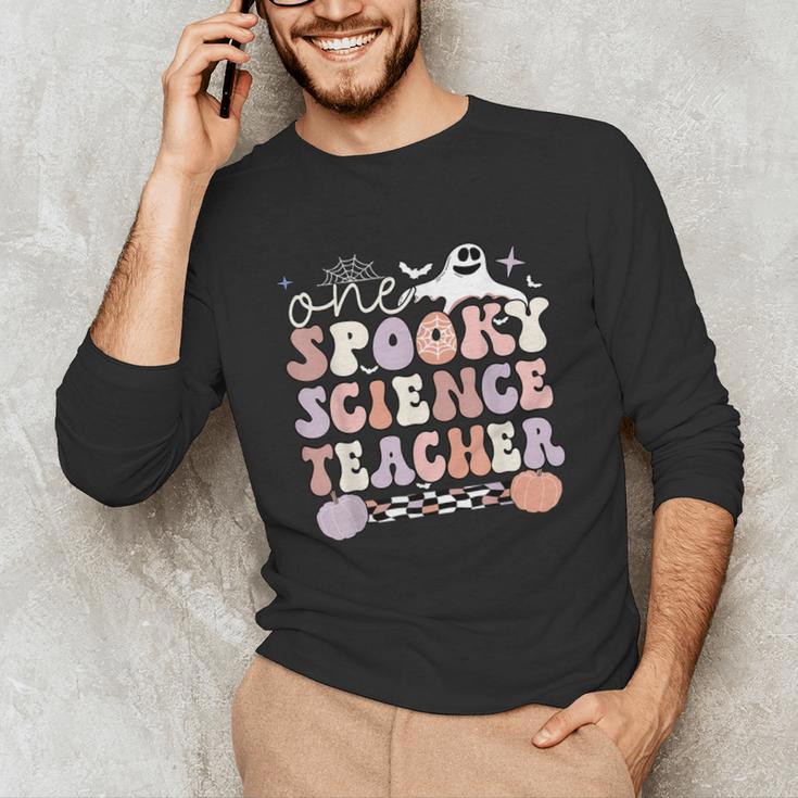 Spooky Science Teacher Halloween Science Teaching For Men Women Unisex Long Sleeve T-Shirt, funny gift Spooky Science Teacher Halloween Science Teaching For Men Women Unisex Long Sleeve T-Shirt, funny gift