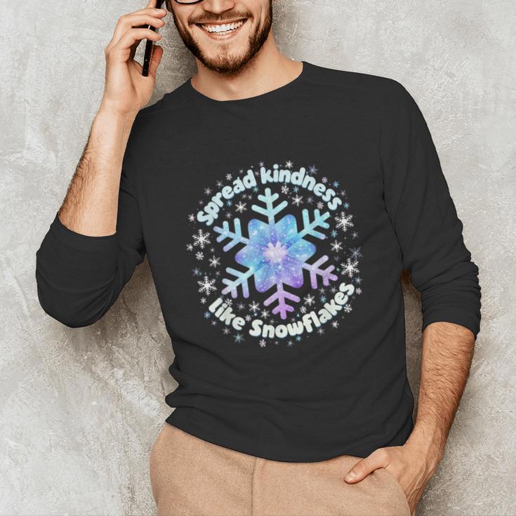 Spread Kindness Like Snowflakes Christmas Teacher Unity Day Unisex Long Sleeve T-Shirt, funny gift Spread Kindness Like Snowflakes Christmas Teacher Unity Day Unisex Long Sleeve T-Shirt, funny gift