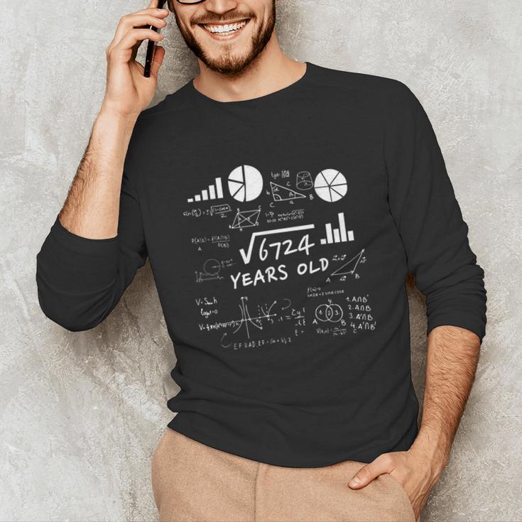 Square Root 82 Year Old Teacher 82nd Birthday For Men Women Kids Unisex Long Sleeve T-Shirt, funny gift