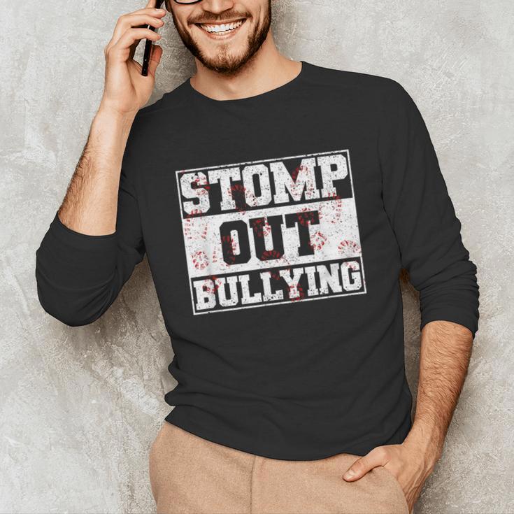Stomp Out Bullying Back To School Education Teacher Unisex Long Sleeve T-Shirt, funny gift Stomp Out Bullying Back To School Education Teacher Unisex Long Sleeve T-Shirt, funny gift