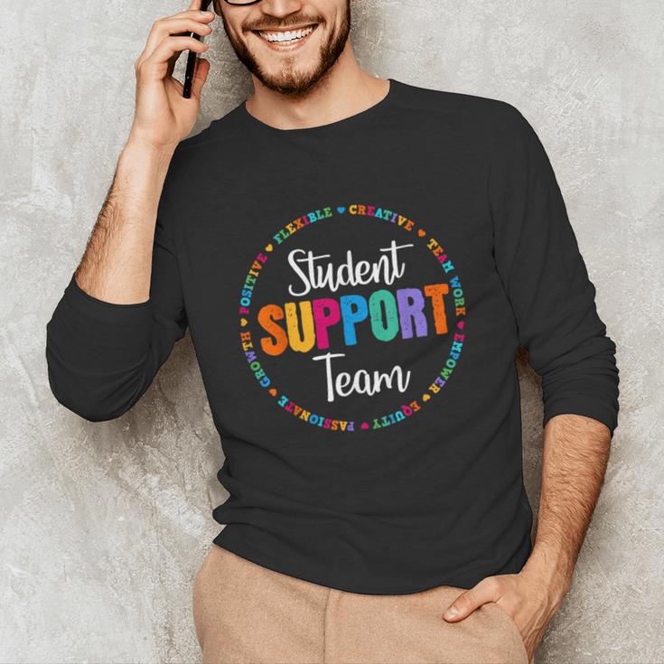 Student Support Team Counselor Social Worker Teacher Crew Unisex Long Sleeve T-Shirt, funny gift Student Support Team Counselor Social Worker Teacher Crew Unisex Long Sleeve T-Shirt, funny gift