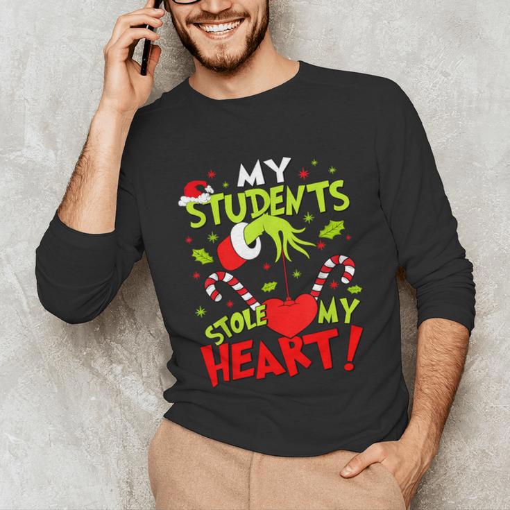 My Students Stole My Heart Teacher Holiday Merry Christmas Unisex Long Sleeve T-Shirt, funny gift My Students Stole My Heart Teacher Holiday Merry Christmas Unisex Long Sleeve T-Shirt, funny gift
