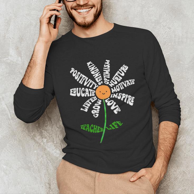 Teach Love Inspire Teachers Inspirational Flower Teachers Unisex Long Sleeve T-Shirt, funny gift Teach Love Inspire Teachers Inspirational Flower Teachers Unisex Long Sleeve T-Shirt, funny gift
