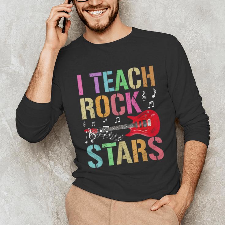 I Teach Rockstars Band Vibes Teacher Rocks My Music Teaching Unisex Long Sleeve T-Shirt, funny gift I Teach Rockstars Band Vibes Teacher Rocks My Music Teaching Unisex Long Sleeve T-Shirt, funny gift