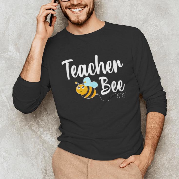 Teacher Bee Bumblebee Back To School Unisex Long Sleeve T-Shirt, funny gift Teacher Bee Bumblebee Back To School Unisex Long Sleeve T-Shirt, funny gift