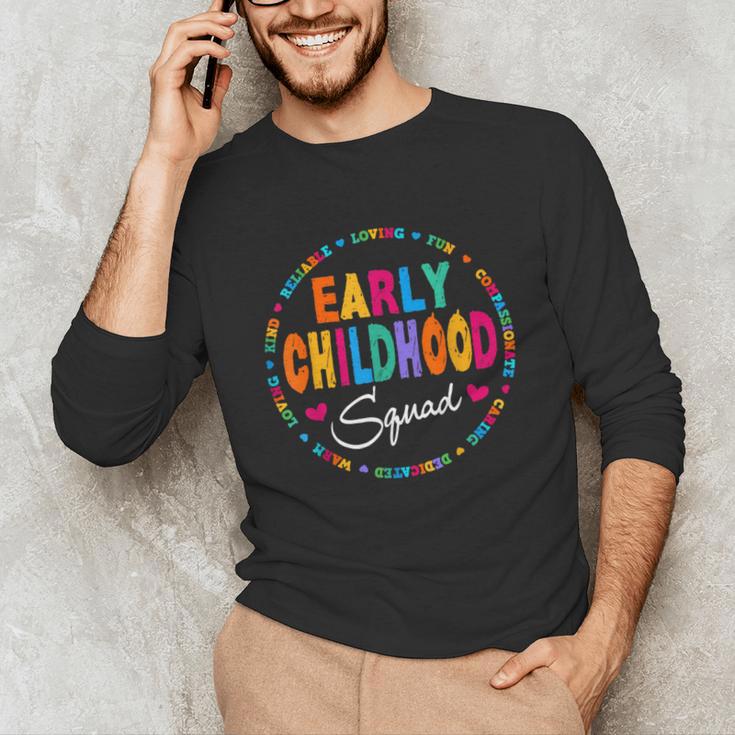 Teacher Early Childhood Squad T-Shirt Unisex Long Sleeve T-Shirt, funny gift Teacher Early Childhood Squad T-Shirt Unisex Long Sleeve T-Shirt, funny gift