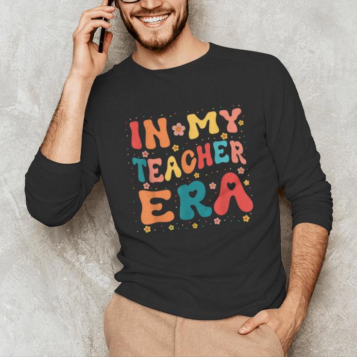 In My Teacher Era First Day Of School Back To School Retro Unisex Long Sleeve T-Shirt, funny gift In My Teacher Era First Day Of School Back To School Retro Unisex Long Sleeve T-Shirt, funny gift