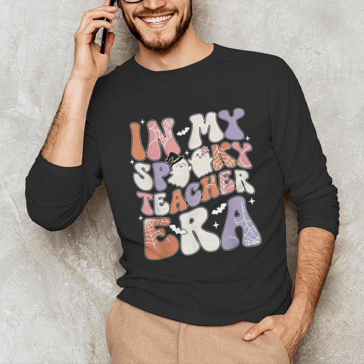 Teacher Halloween In My Spooky Teacher Era Retro Groovy Unisex Long Sleeve T-Shirt, funny gift Teacher Halloween In My Spooky Teacher Era Retro Groovy Unisex Long Sleeve T-Shirt, funny gift