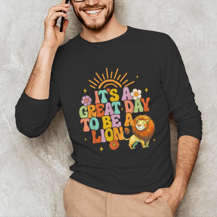 Teacher Life Back To School It's A Great A Day To Be A Lion Unisex Long Sleeve T-Shirt, funny gift Teacher Life Back To School It's A Great A Day To Be A Lion Unisex Long Sleeve T-Shirt, funny gift