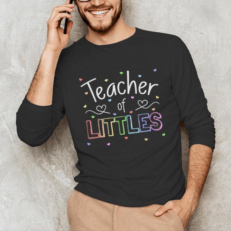 Teacher Of Littles Daycare Pre-k Kindergarten Teacher Unisex Long Sleeve T-Shirt, funny gift Teacher Of Littles Daycare Pre-k Kindergarten Teacher Unisex Long Sleeve T-Shirt, funny gift