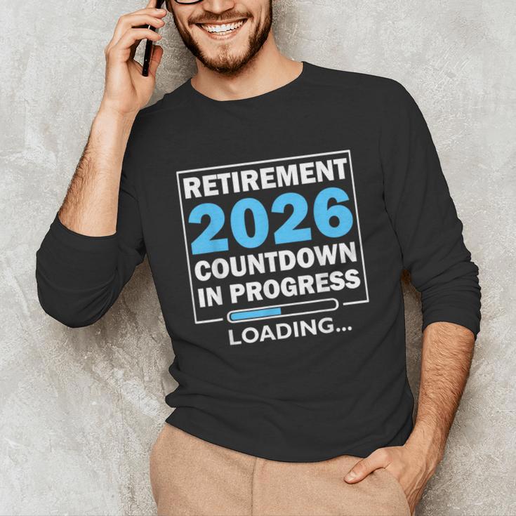 Teacher Retirement Class Of 2026 Loading Retired Unisex Long Sleeve T-Shirt, funny gift Teacher Retirement Class Of 2026 Loading Retired Unisex Long Sleeve T-Shirt, funny gift
