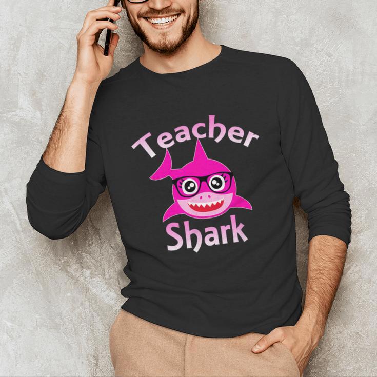 Teacher Shark Female Teacher Unisex Long Sleeve T-Shirt, funny gift Teacher Shark Female Teacher Unisex Long Sleeve T-Shirt, funny gift