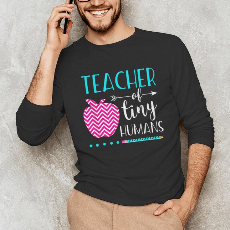 Teacher Of Tiny Humans Preschool Pre K Kindergarten Teacher Unisex Long Sleeve T-Shirt, funny gift Teacher Of Tiny Humans Preschool Pre K Kindergarten Teacher Unisex Long Sleeve T-Shirt, funny gift