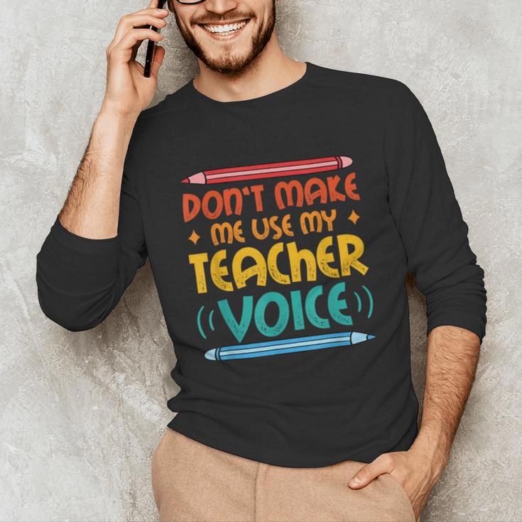 Teacher Voice Teacherlife Primary School Teacher Unisex Long Sleeve T-Shirt, funny gift Teacher Voice Teacherlife Primary School Teacher Unisex Long Sleeve T-Shirt, funny gift
